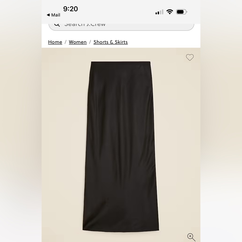 Jcrew new gwyneth skirt size small, black nwt